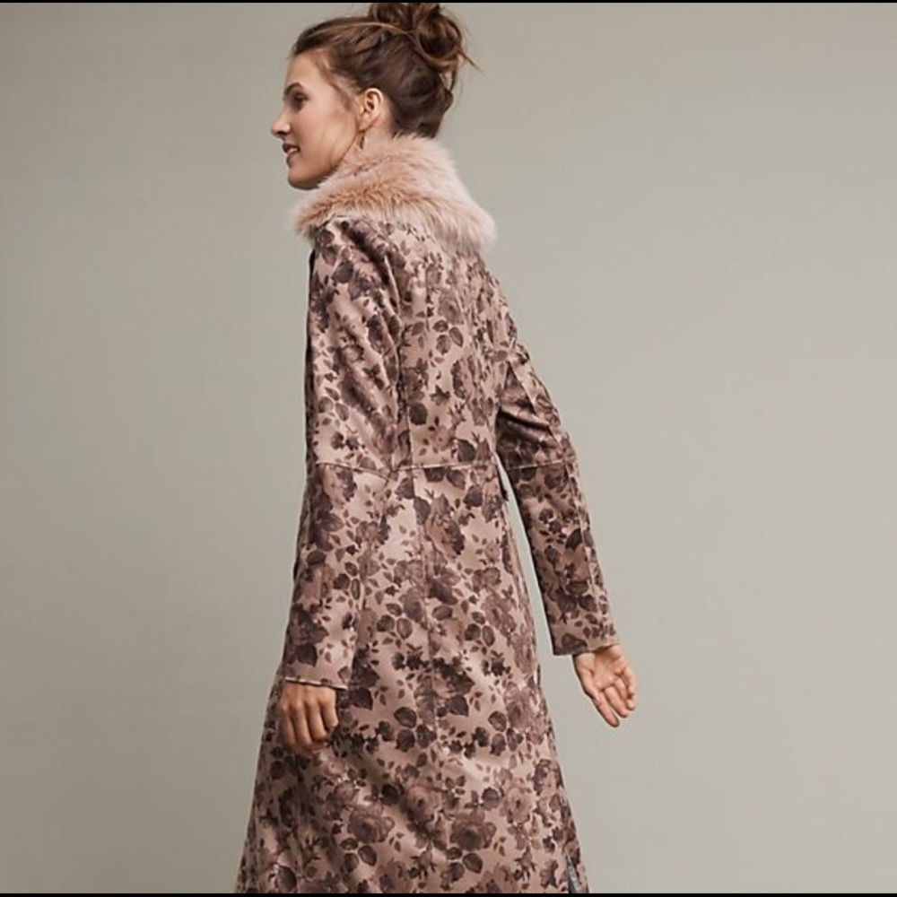 New w tags Anthro Chevril Duster Coat Sz 4 - Picture 2 of 7